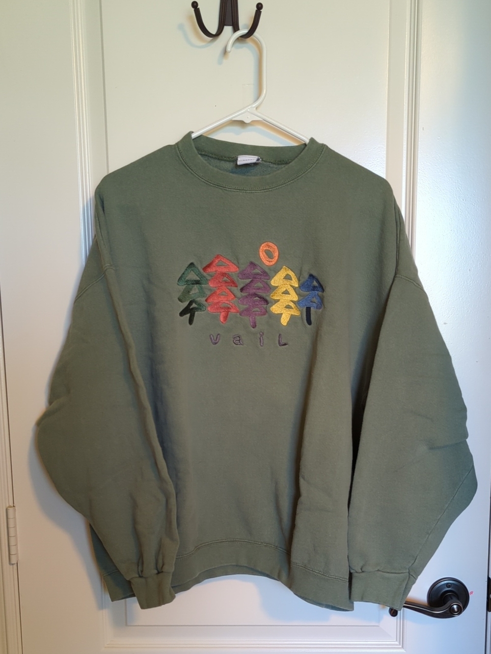 Crazy Shirts Vail Embroidered Trees Sweatshirt